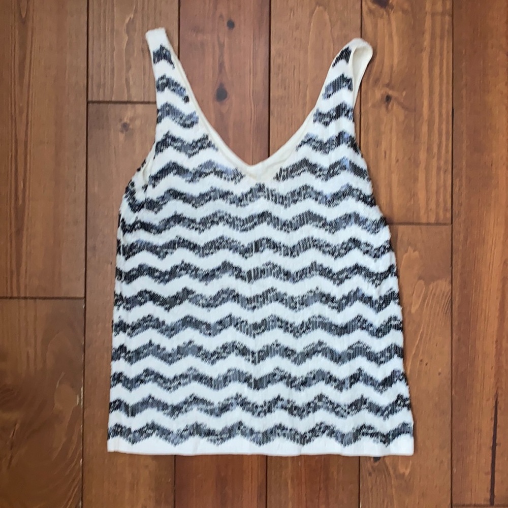 Jcrew sequin tank top